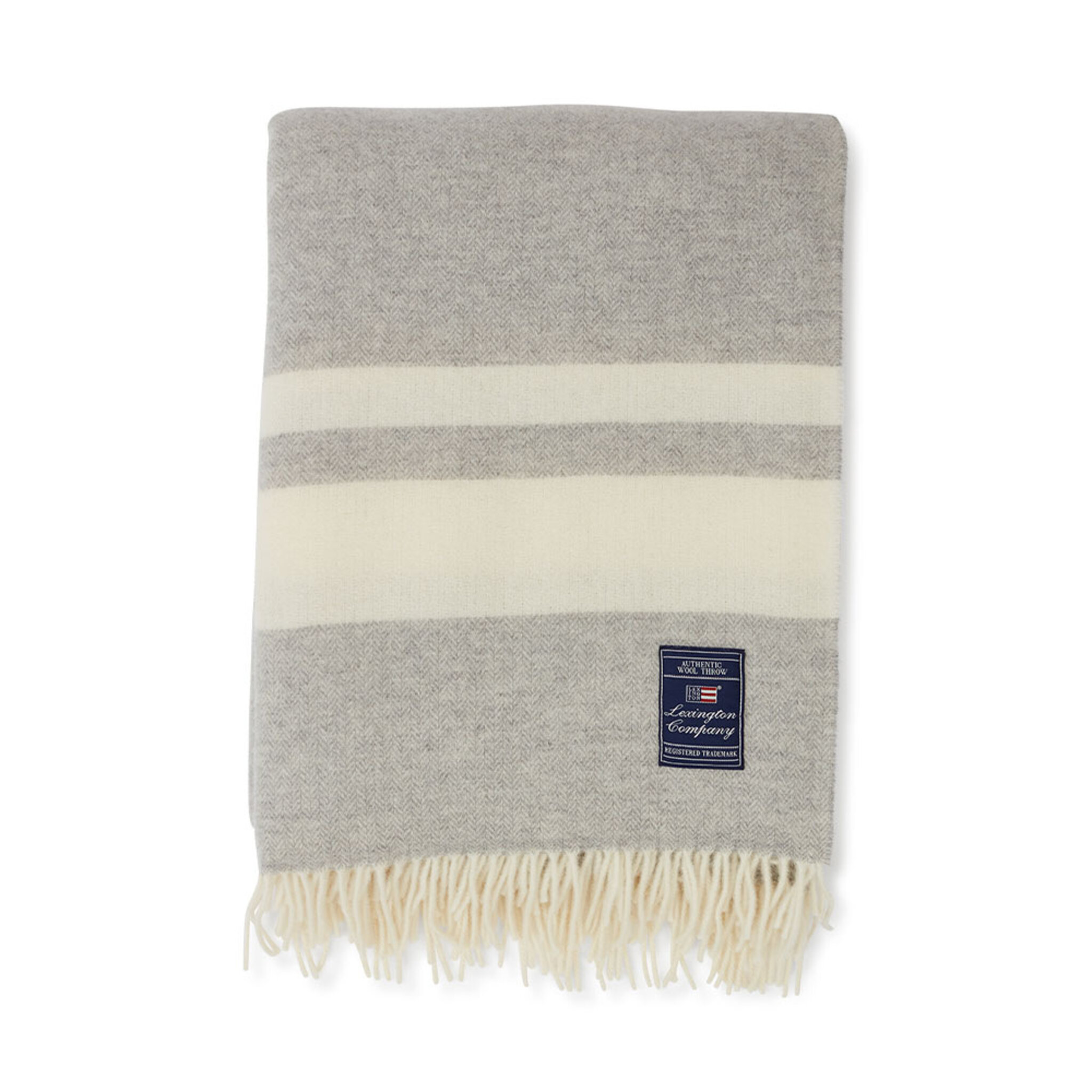 Throw Herringbone Recycled Wool, 130X170