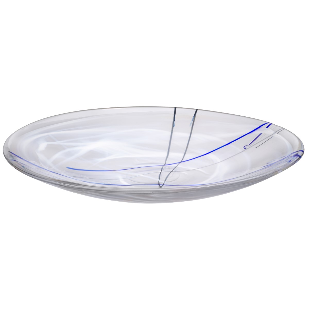 Kosta Boda - Contrast Fat 38 cm Vit