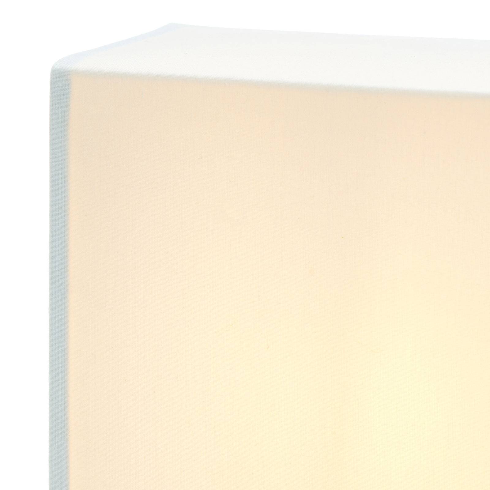 Lucande Patrik vägglampa kantig höjd 22 cm creme