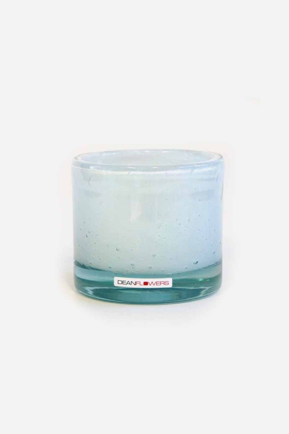 Ljuslykta 9 cm ecru glas