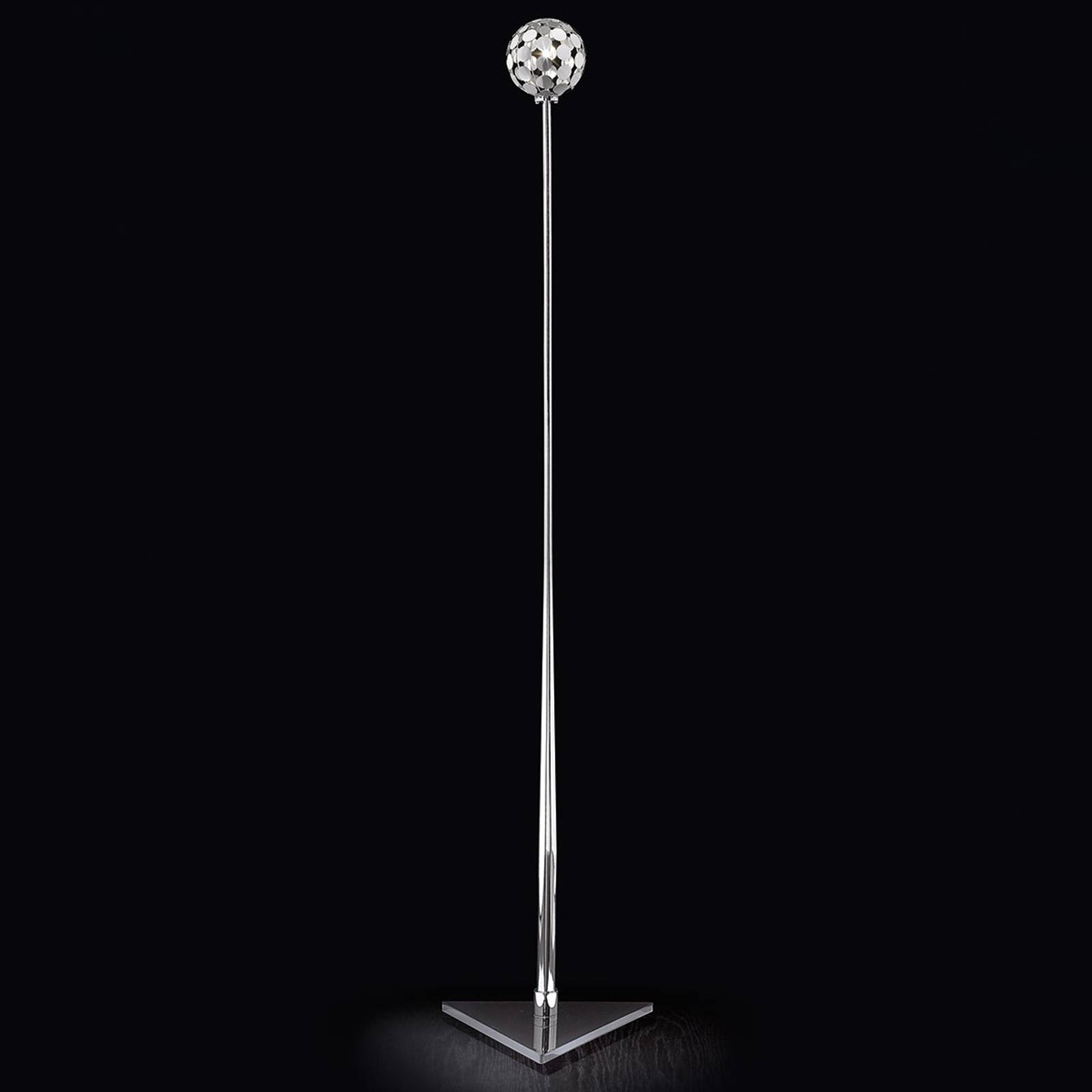 Golvlampa Sfera med liten skärm