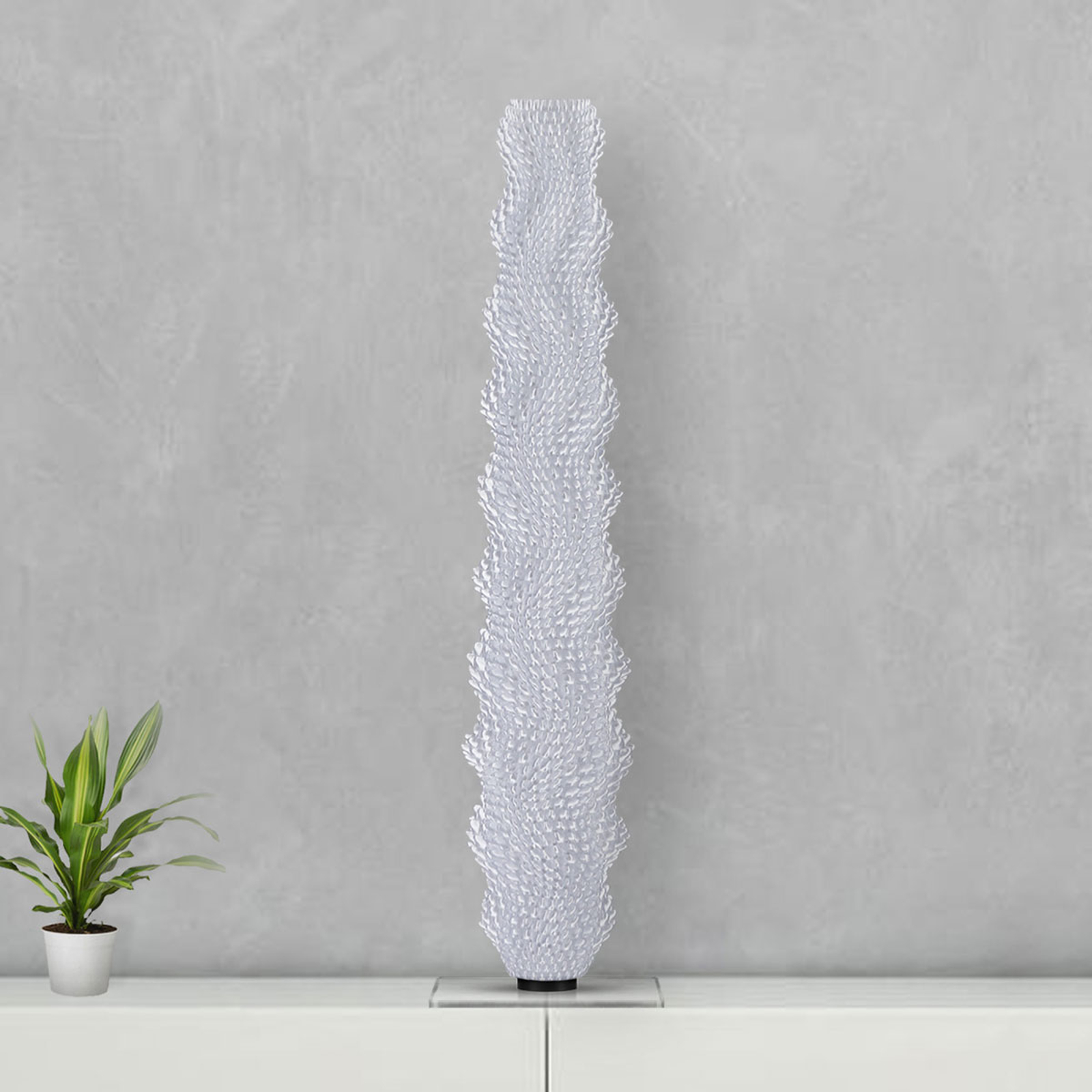 LED-golvlampa Flätverk Koral 75, 75 cm