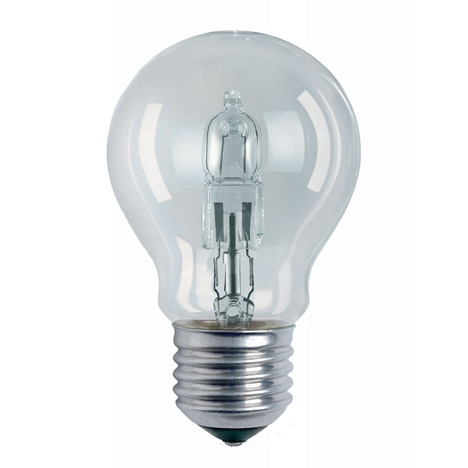 E27 20W klar halogenlampa Classic A päronform