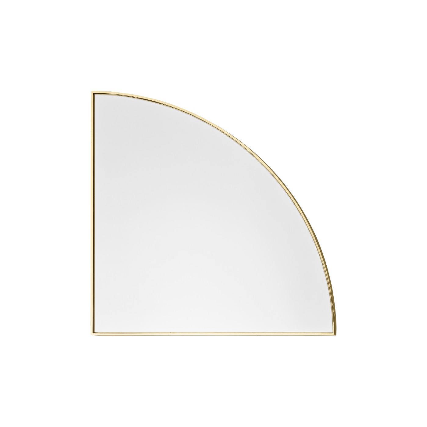 Spegel UNITY kvarts cirkel guld, AYTM