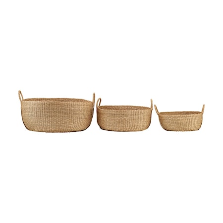 Korgar Natur Set om 3st