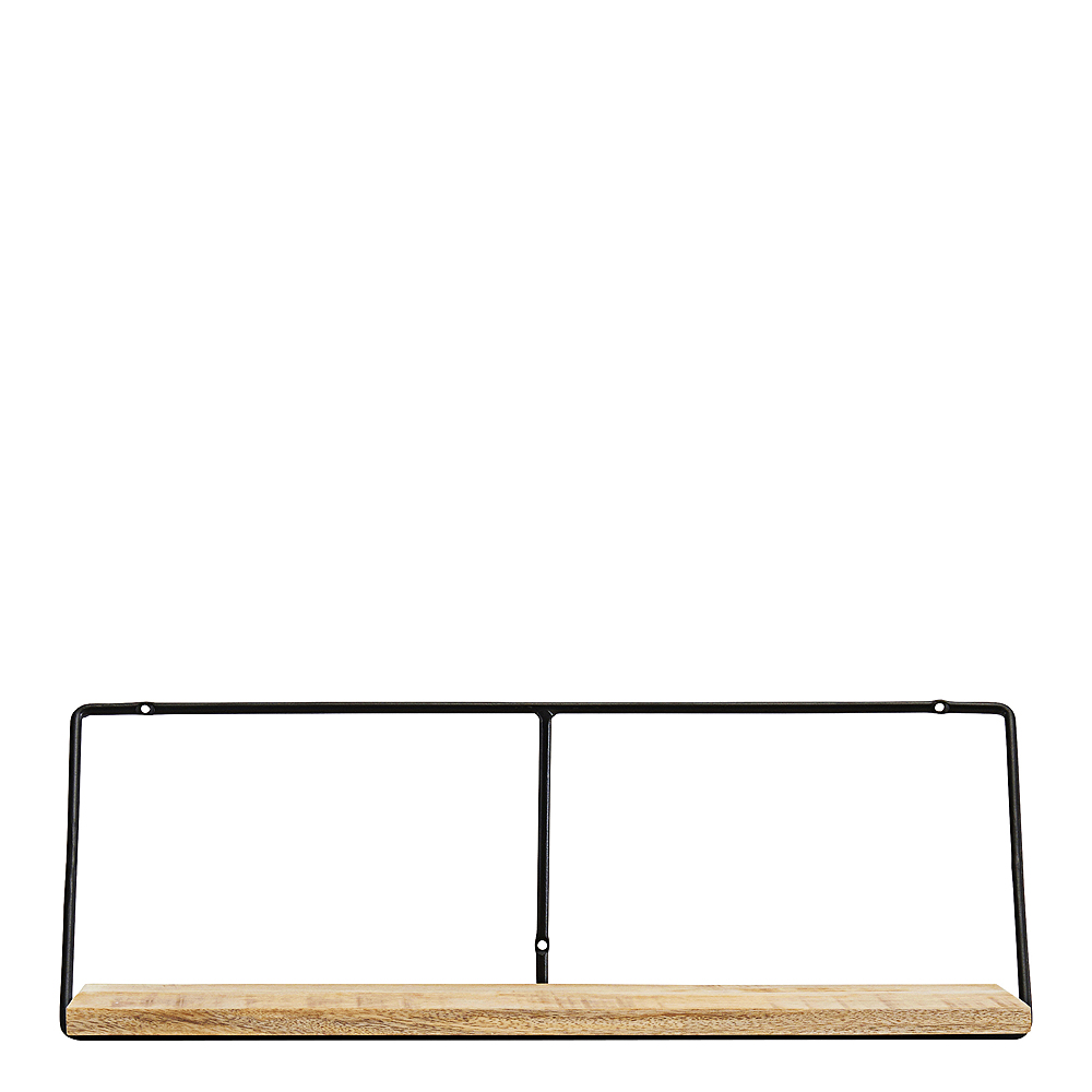 House Doctor - Wired Hylla 70 cm Natur/Svart