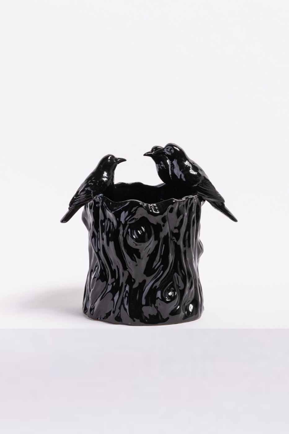Vas Raven svart 15 cm