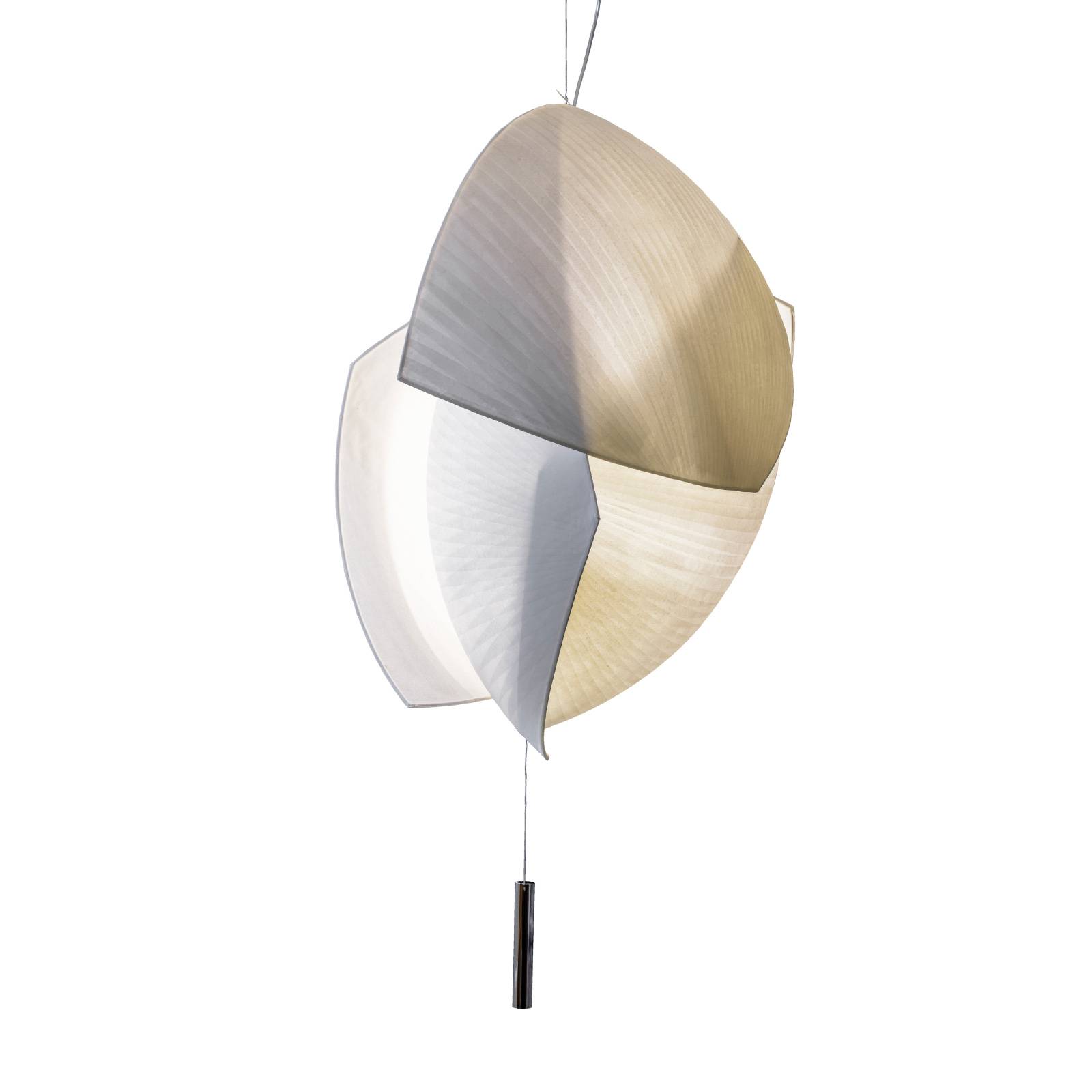 Grok Voiles LED-hänglampa 95x70 cm, dimbar DALI