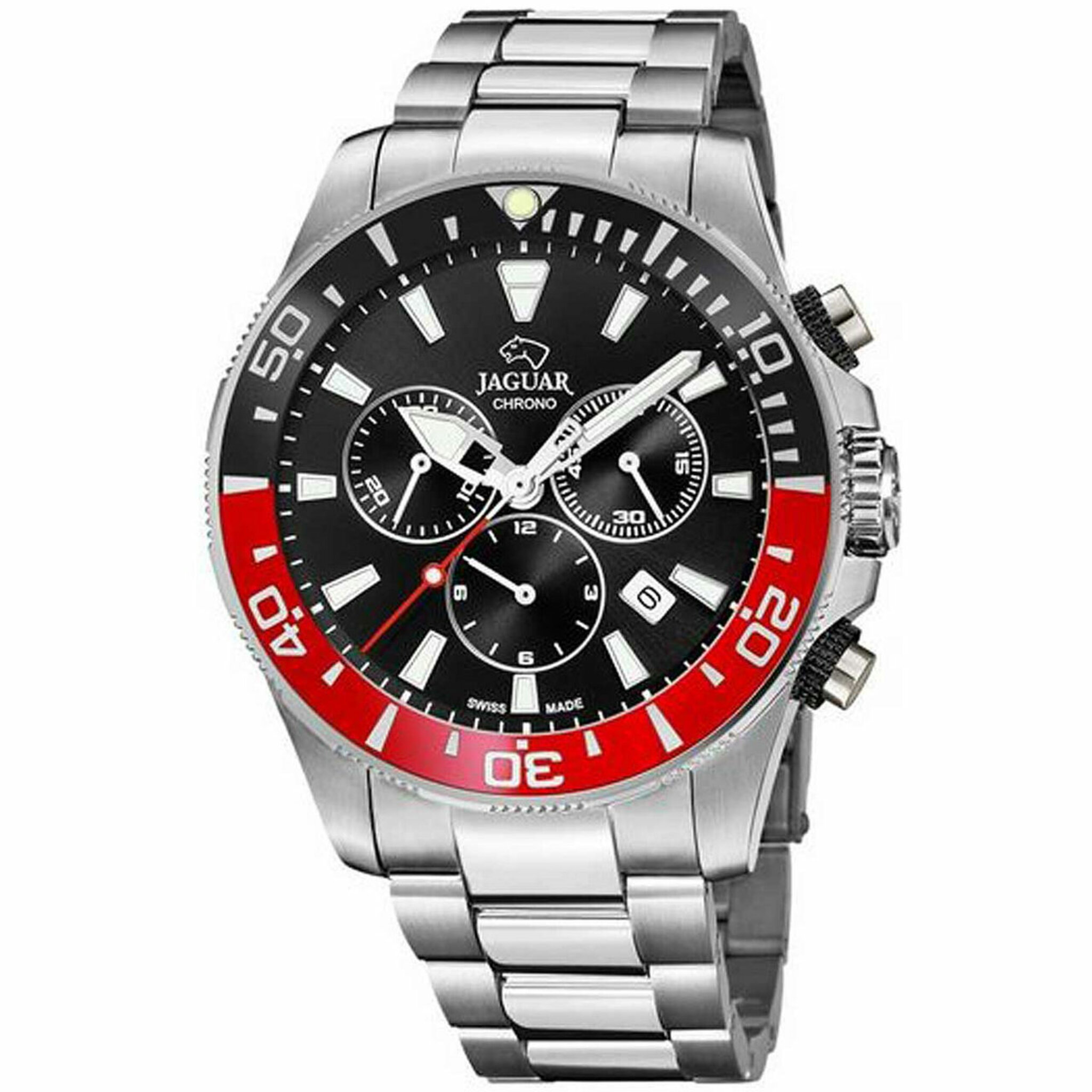 J861/5, Quartz, 44mm, 20atm, silver