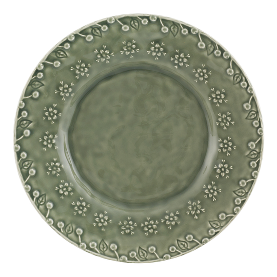 Bordallo Pinheiro - Flora Desserttallrik 23 cm Grön