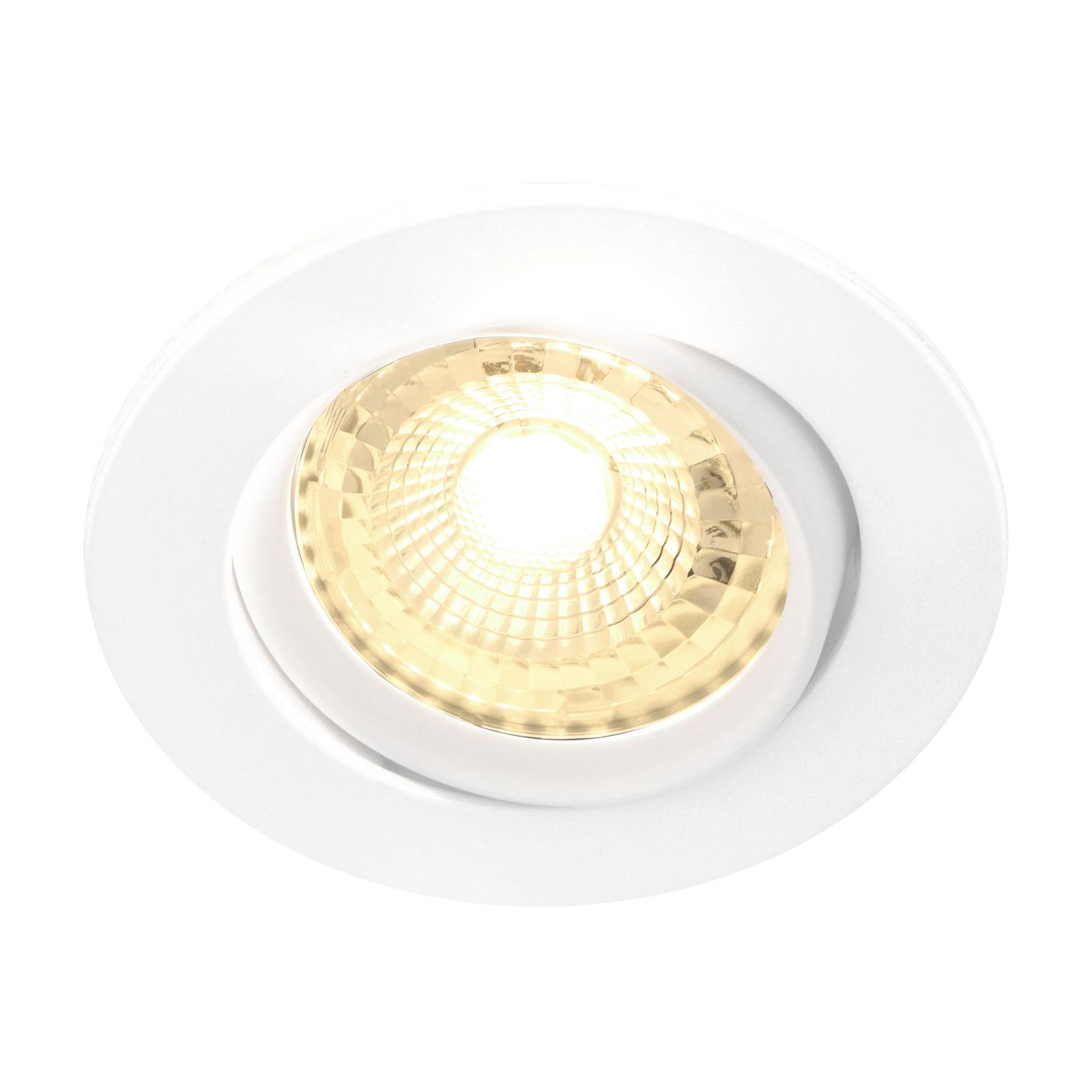LED-inbyggnadsspot Octans 2 700 K 3-pack, vit