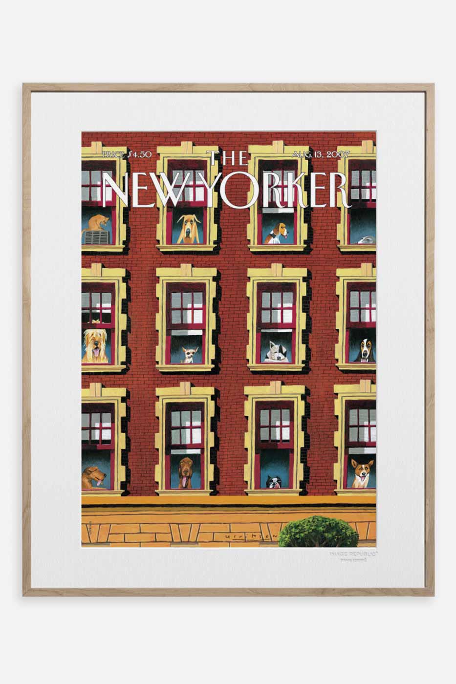 Poster The New Yorker Hot dogs 40x50 cm