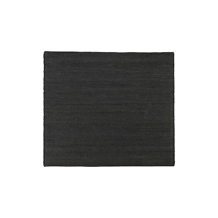 Matta Hempi Svart 180x180 cm