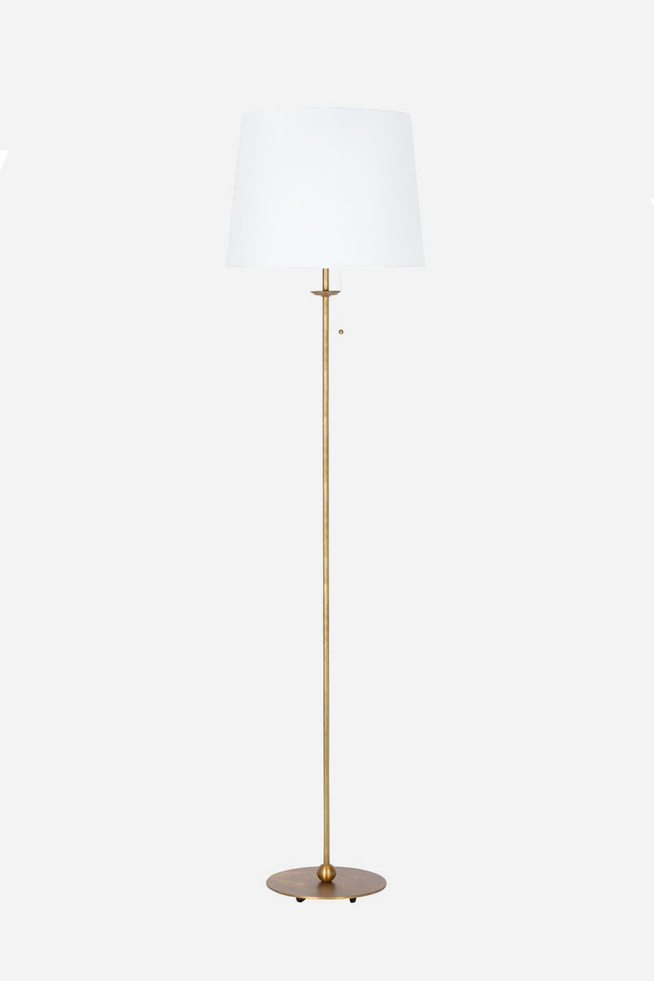Golvlampa Uno 155 cm råmässing
