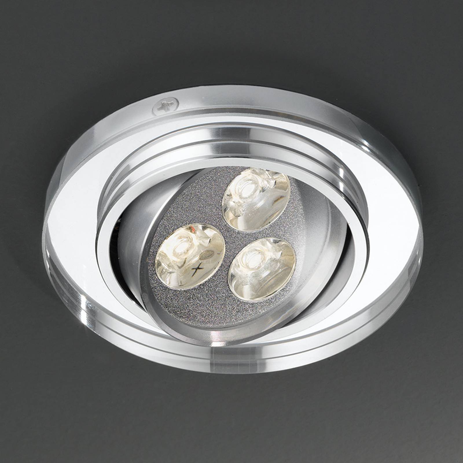 LED-inbyggnadsspot Maria, 200 lumen, rund