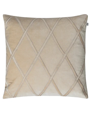 Orissa Kuddfodral Velvet Beige 50x50cm