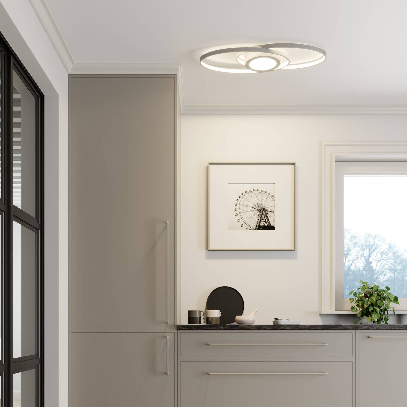 Lindby Charlok LED-taklampa, dimbar