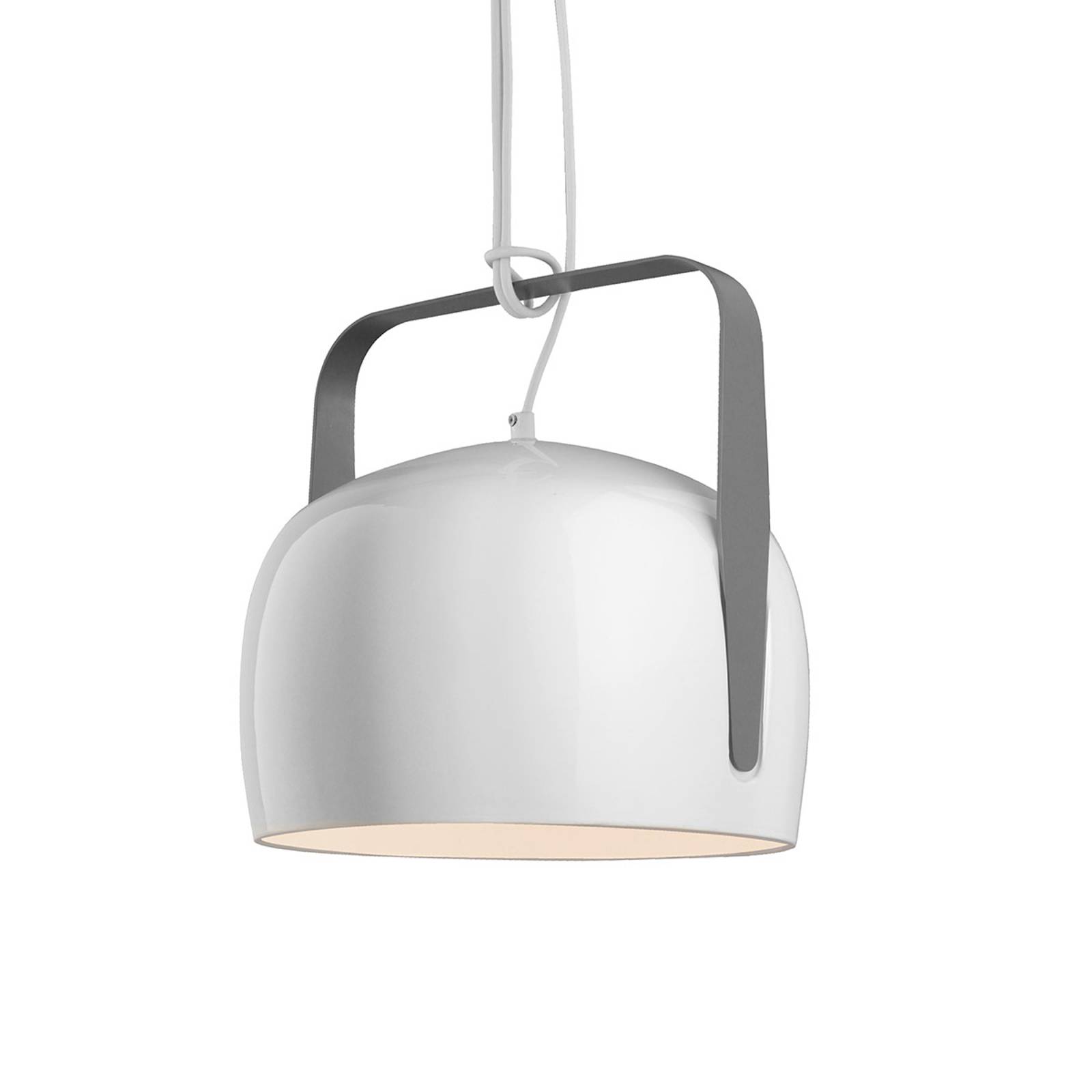 Karman Bag - vit hänglampa Ø 21 cm, slät