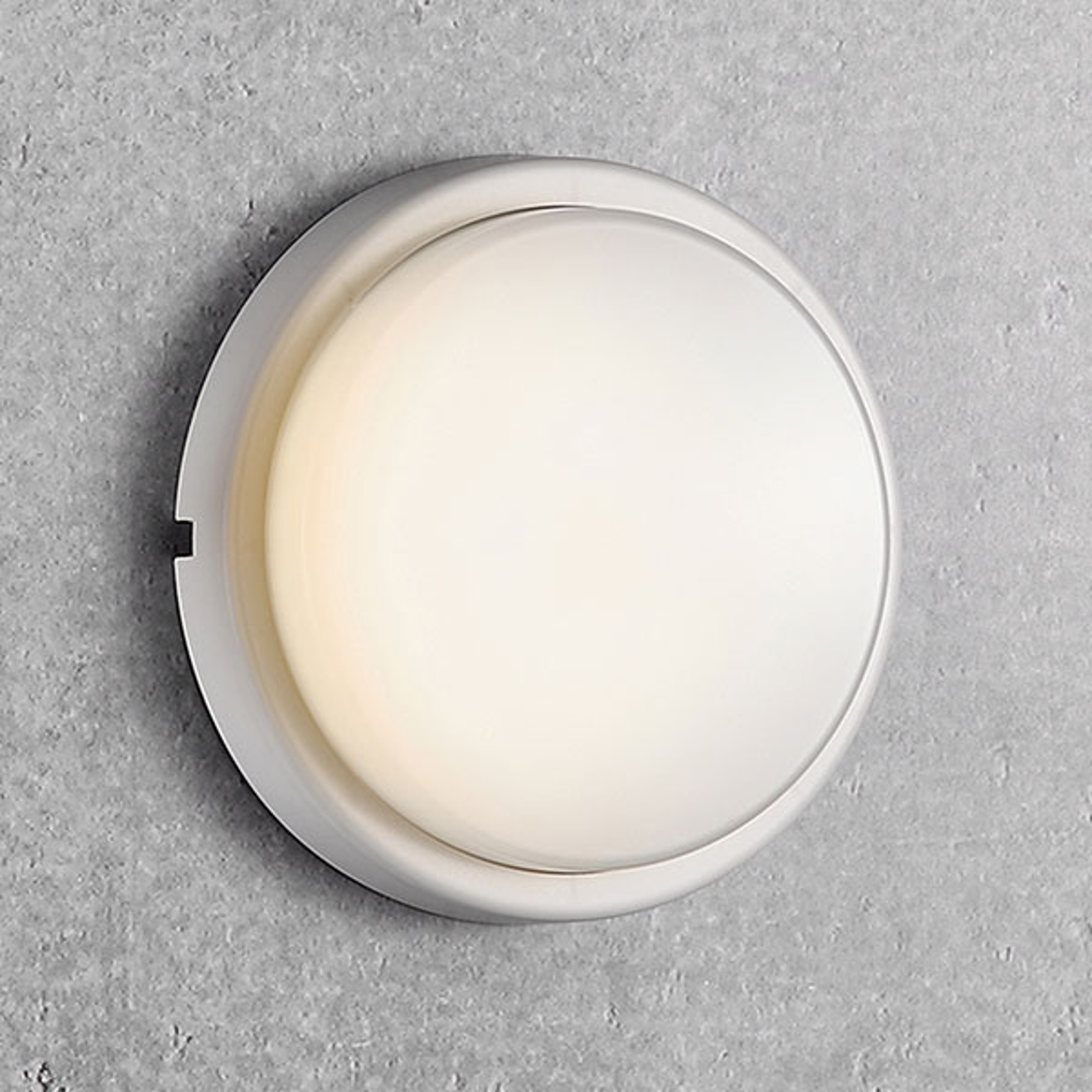LED-utomhusvägglampa Cuba Energy, Ø 17,5 cm
