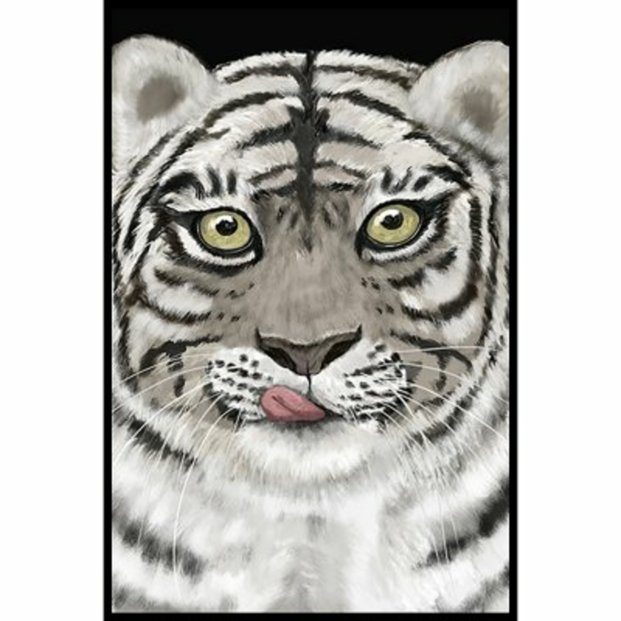 Curious Tiger Poster