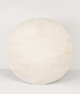 Cecci rund matta offwhite