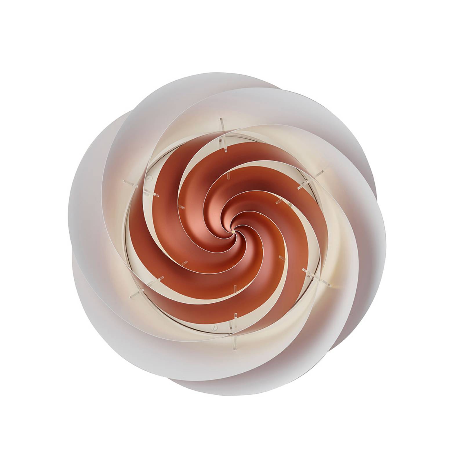 LE KLINT Swirl Medium - kopparfärgad vägglampa