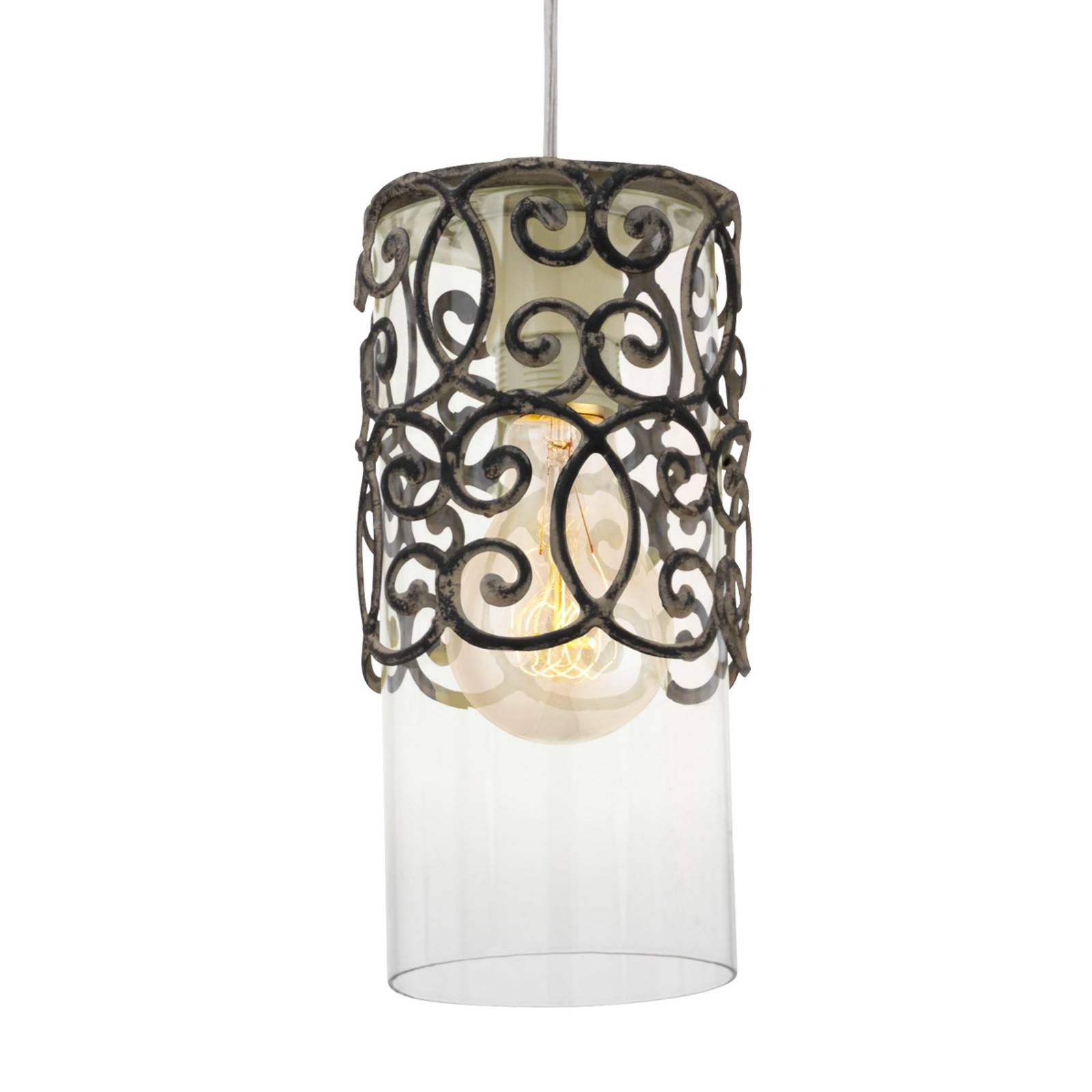 Taklampa Vintage brun