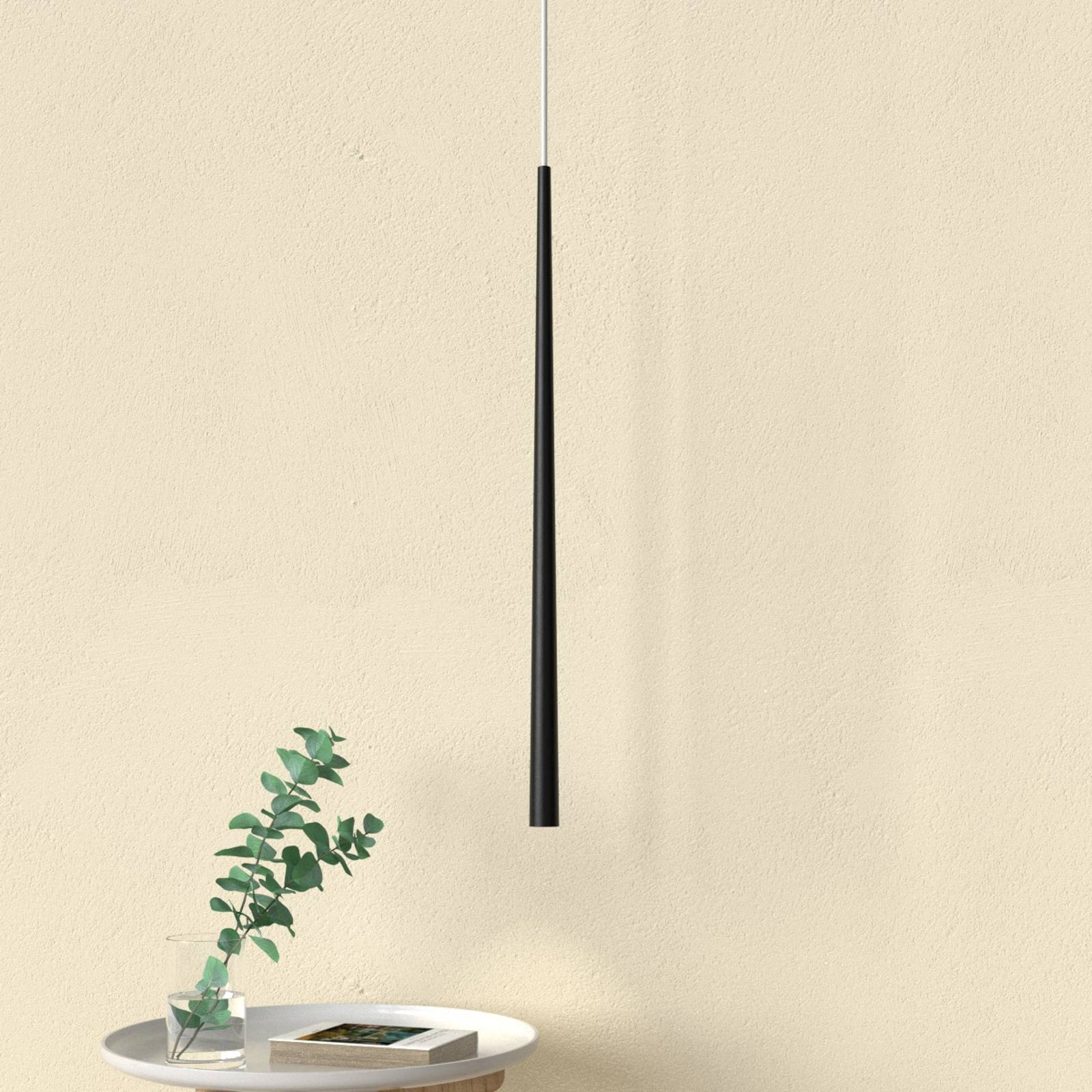 Bendis - smal LED-pendellampa i svart