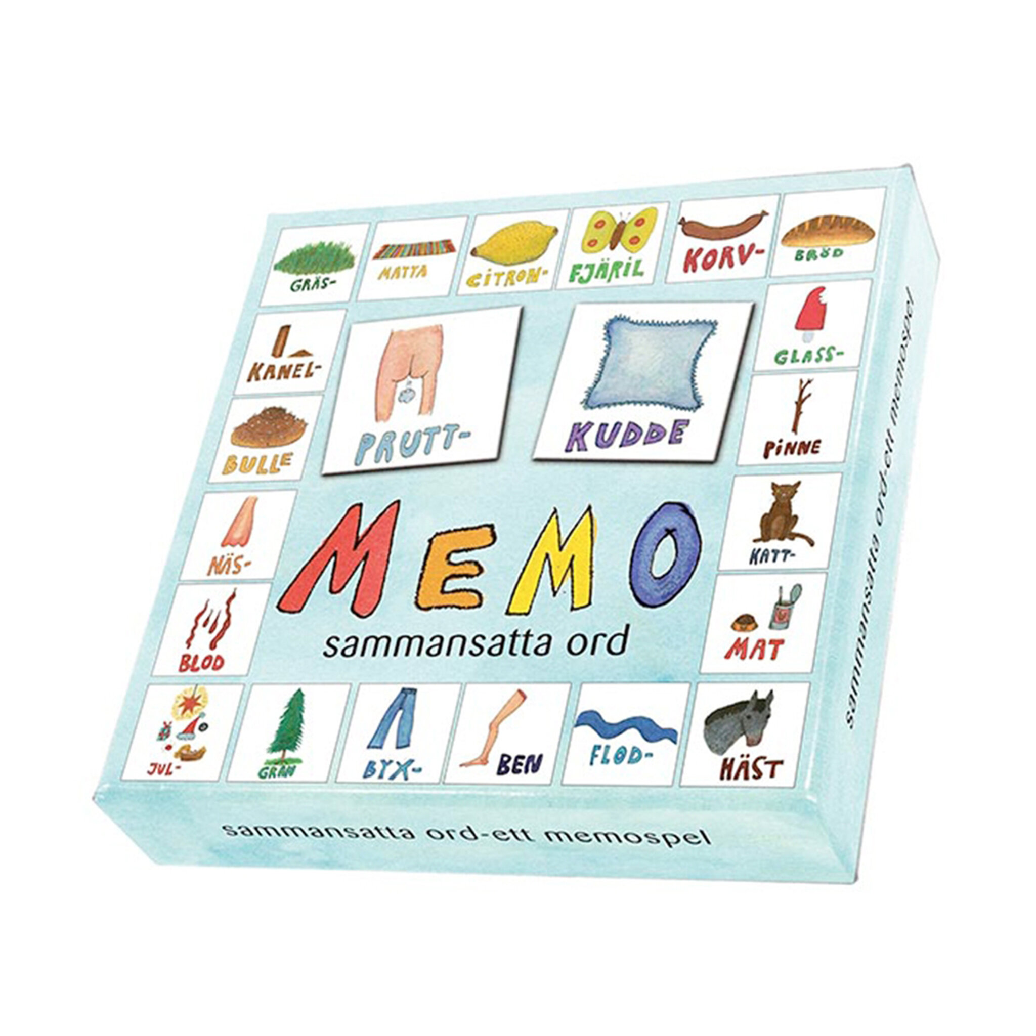 Spel Memo Pruttkudde