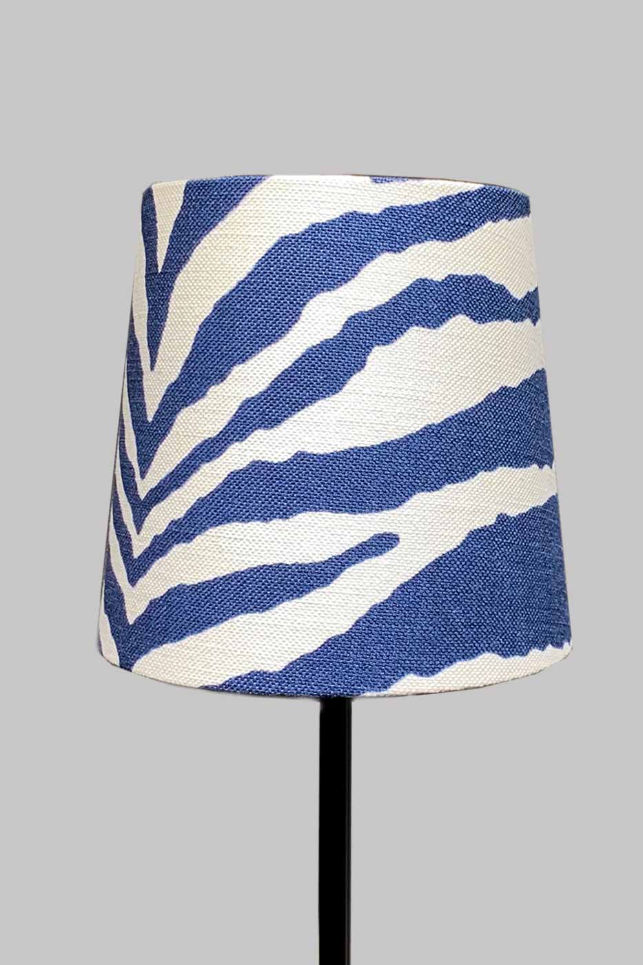 Lampskärm Sixten 20 cm Zebra blå