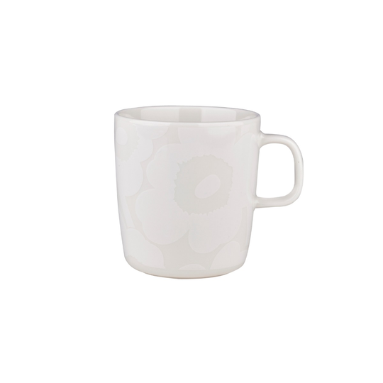 Marimekko Mugg Oiva/Unikko 4dl Vit/Vit
