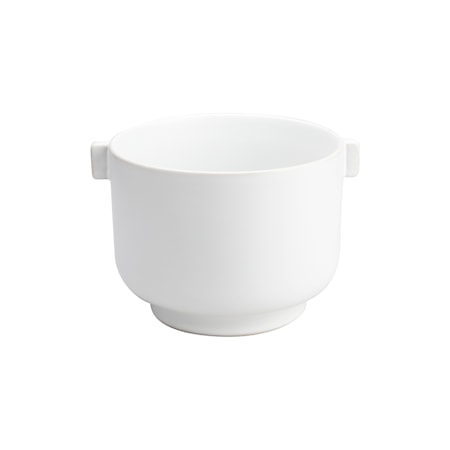 Kruka m öra Vit Sand 15 cm