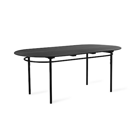 Matbord Oval Svart