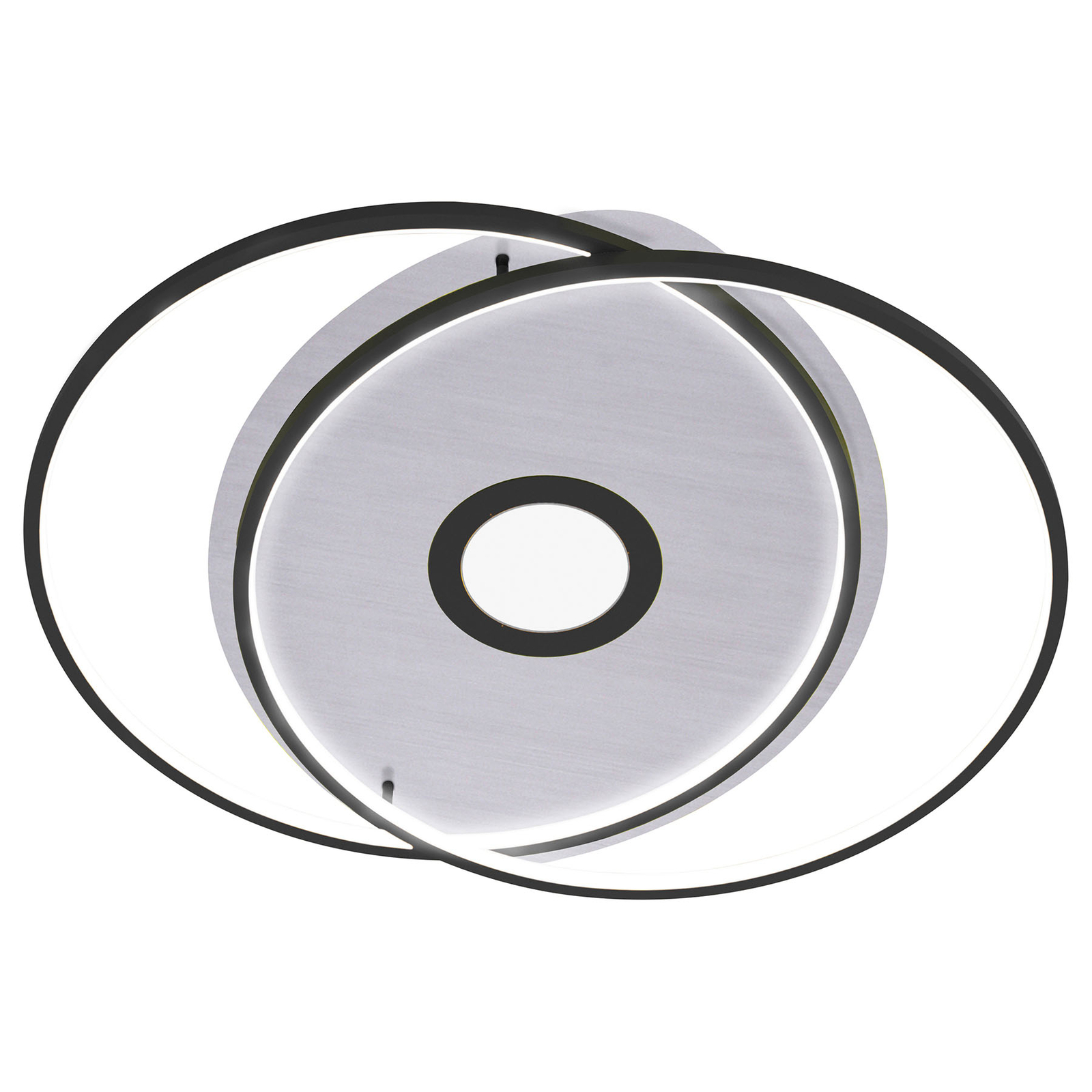 Paul Neuhaus Q-AMIRA LED-taklampa oval, silver