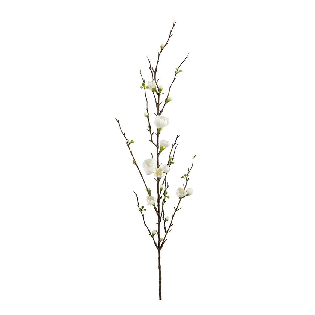 Konstväxt Äppelblommor 90 cm vit