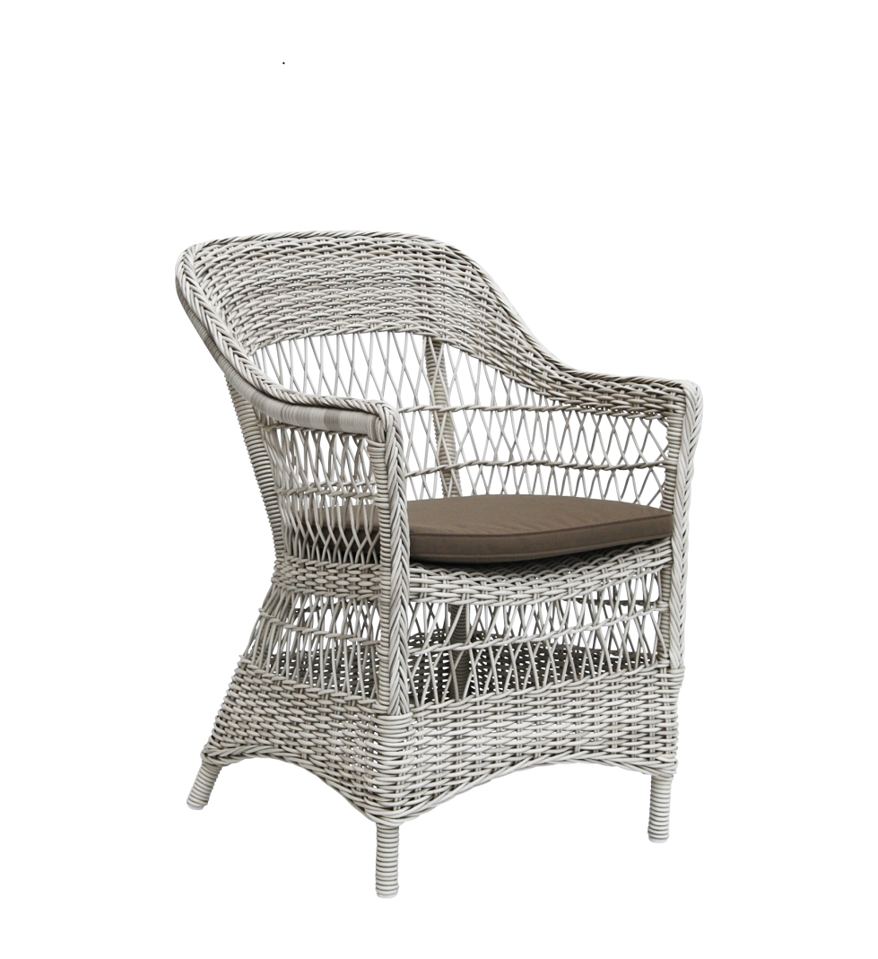 Trädgårdsstol Charlot vintagevit, Sika-design