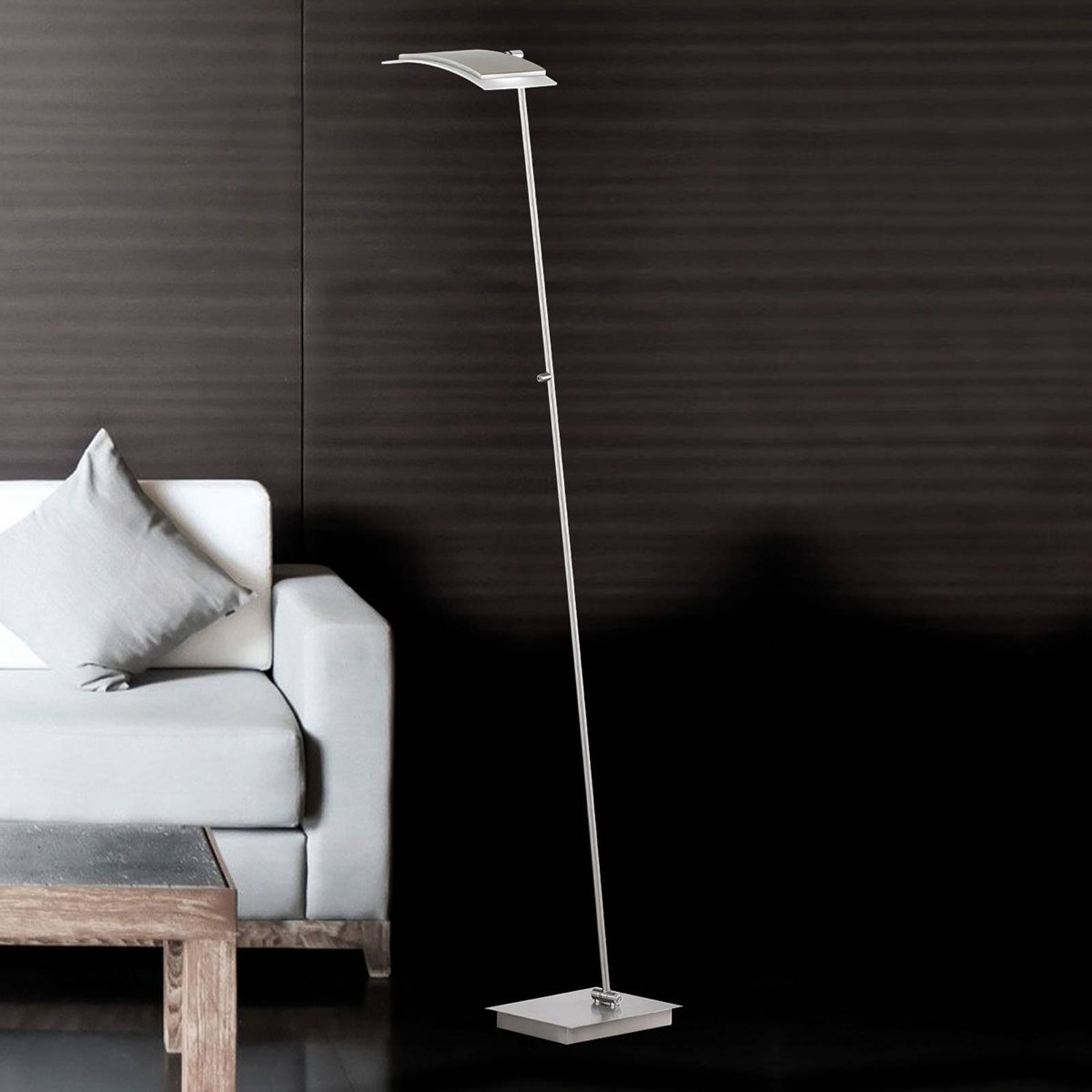 LED-golvlampa Tours med dimmer och tunable white