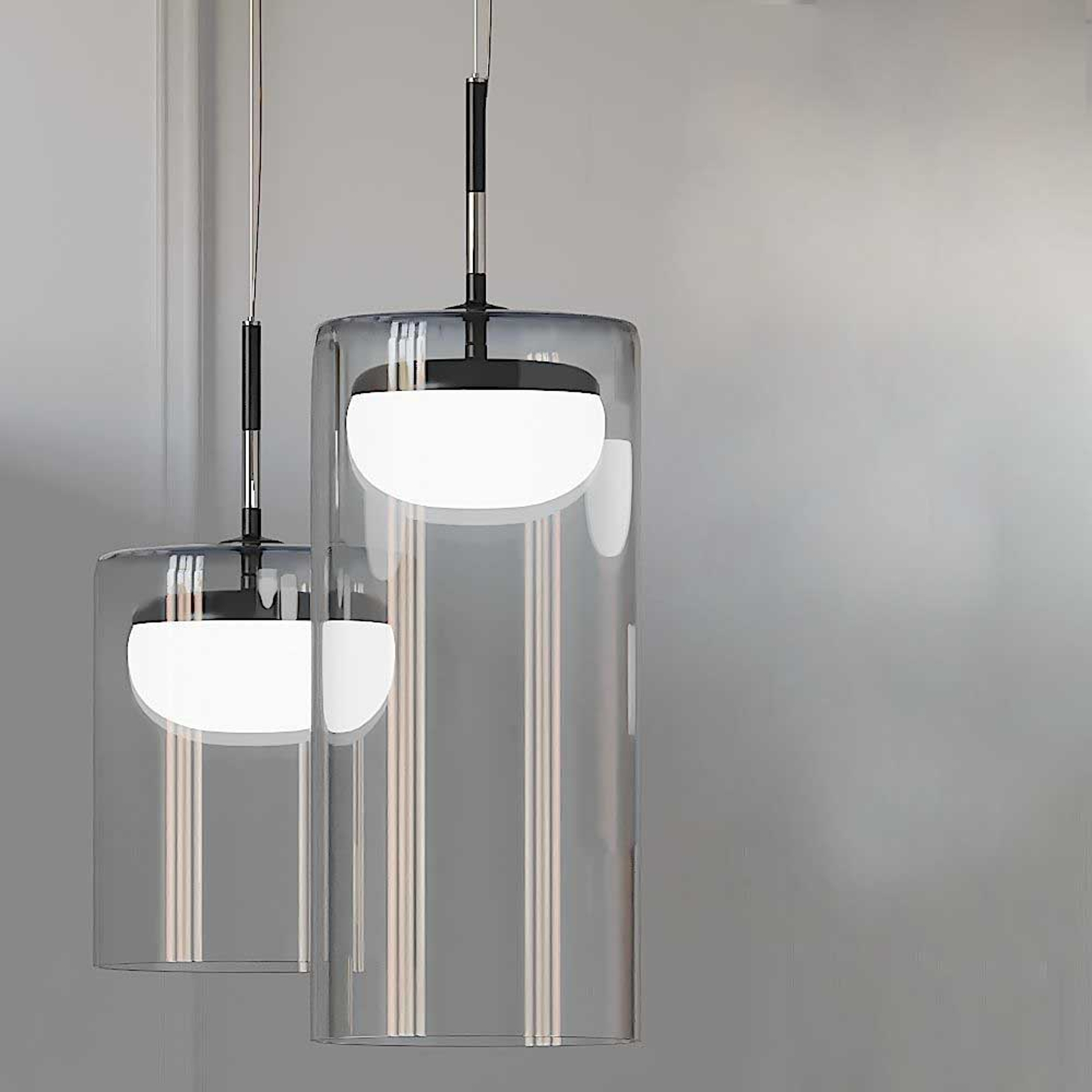 Prandina Diver LED-hänglampa S1 2 700 K svart