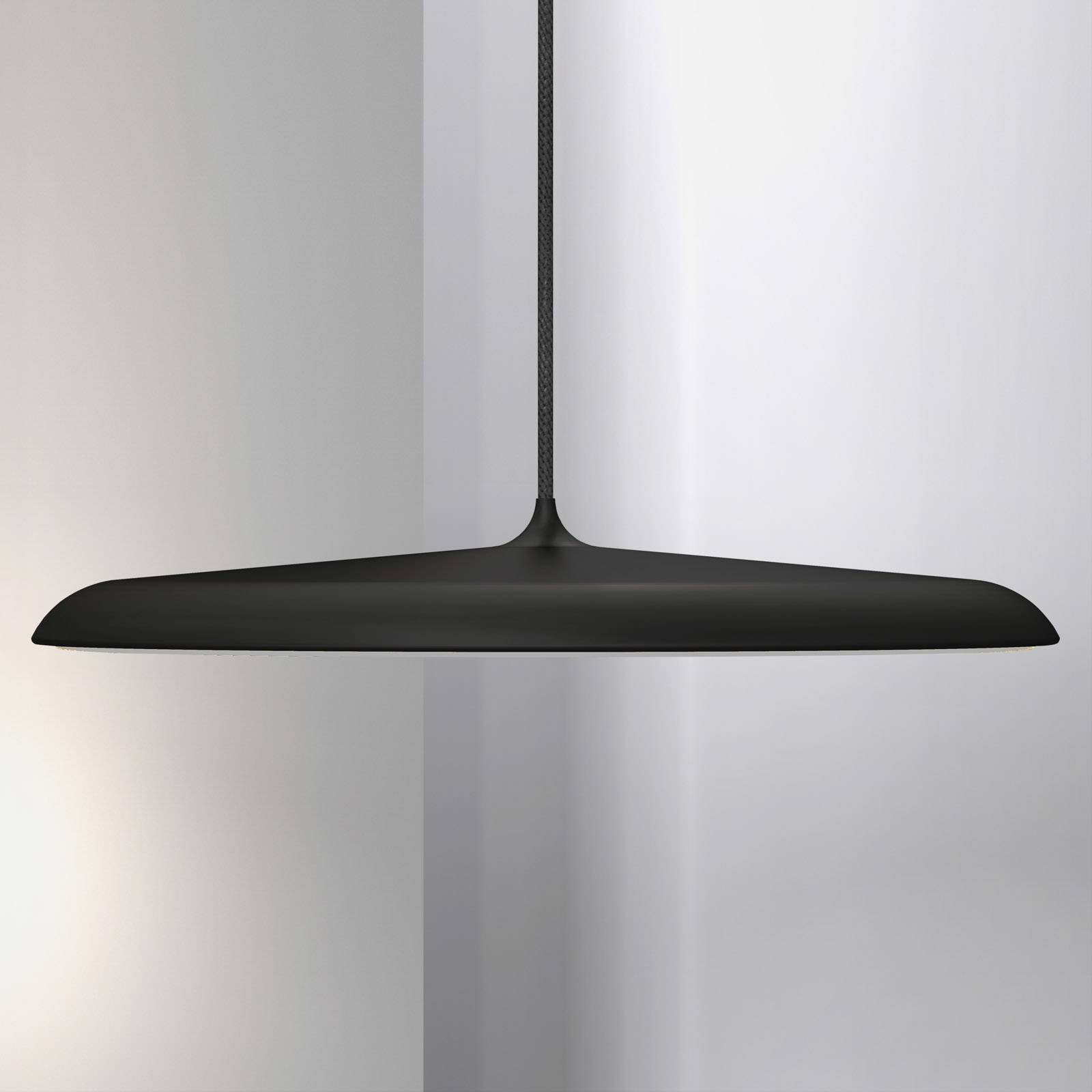 LED-hänglampa Artist, Ø 40 cm, svart