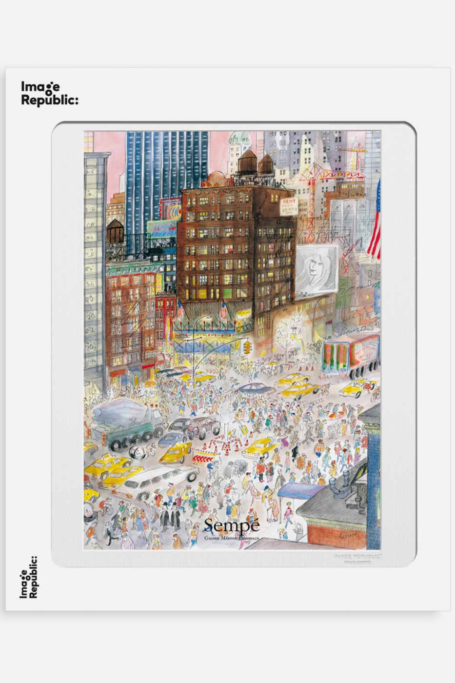 Poster Sempe New York 40x50 cm