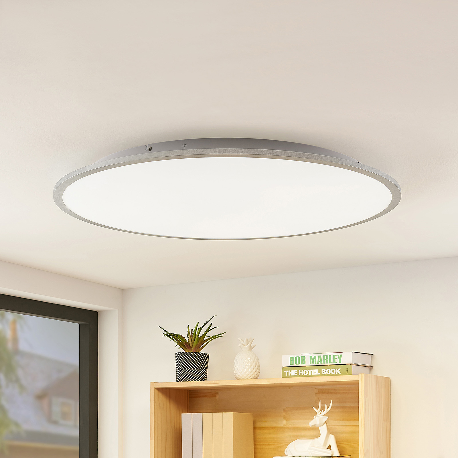 Lindby Narima LED-taklampa, CCT, Ø 80 cm