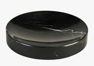 Black Marble tvålkopp svart