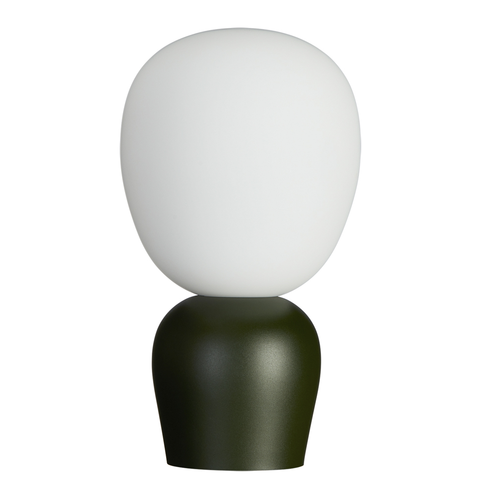 BELID - Buddy Bordslampa 18,4 cm Bottle Green/Opal Glas