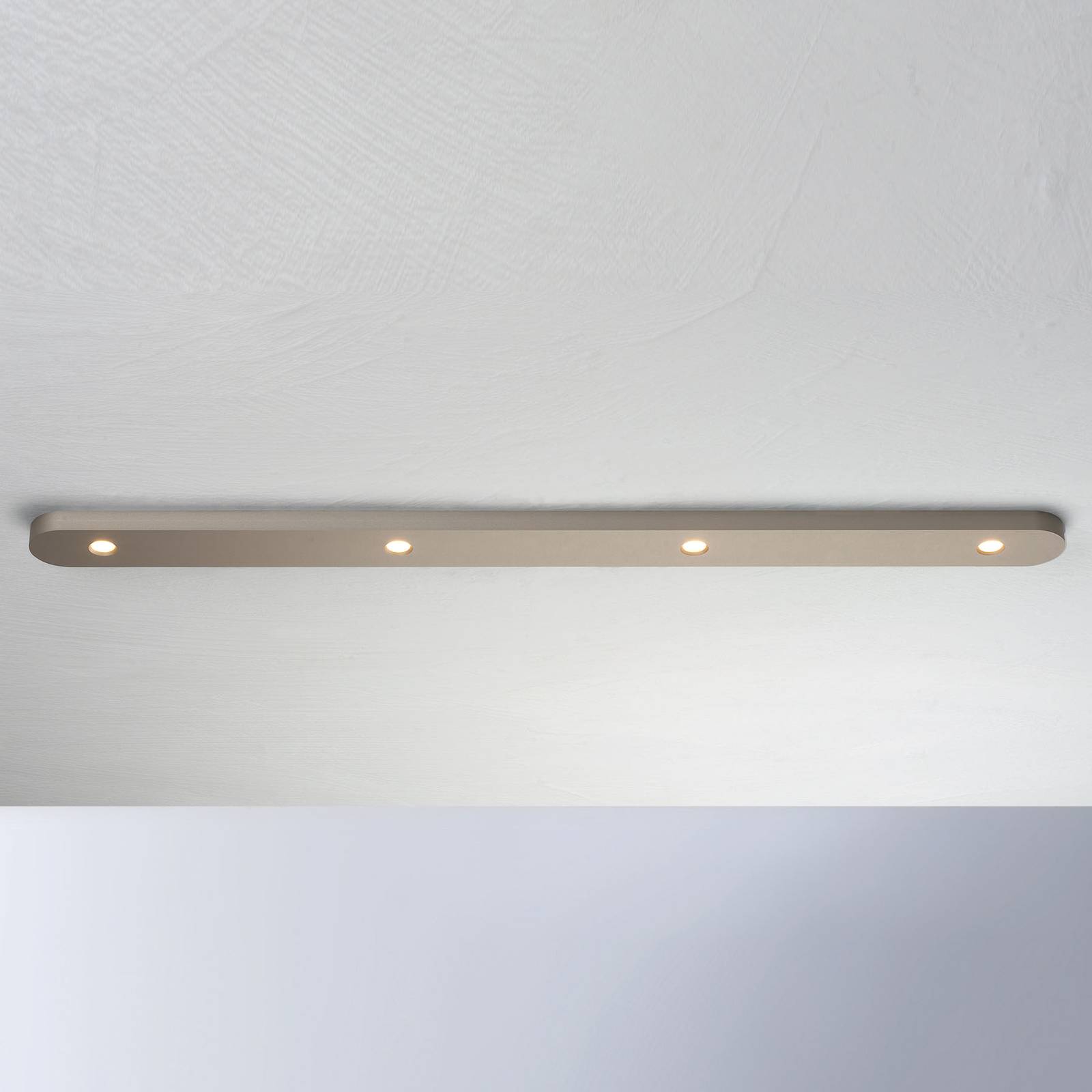 Bopp Close LED-taklampa 4 lampor, mullvadsgrå