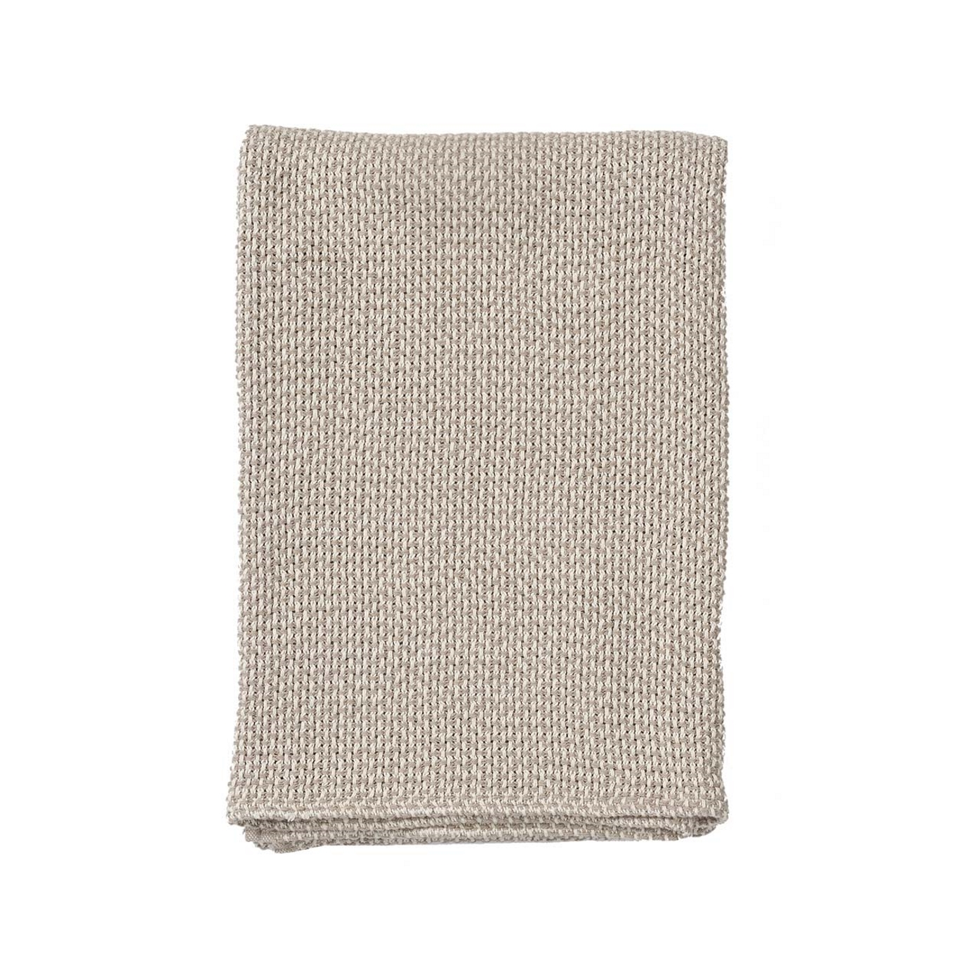BASKET beige bomullsfilt, Klippan Yllefabrik