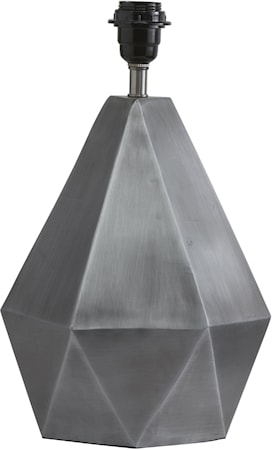 Trinity Lampfot Matt Silver 39cm