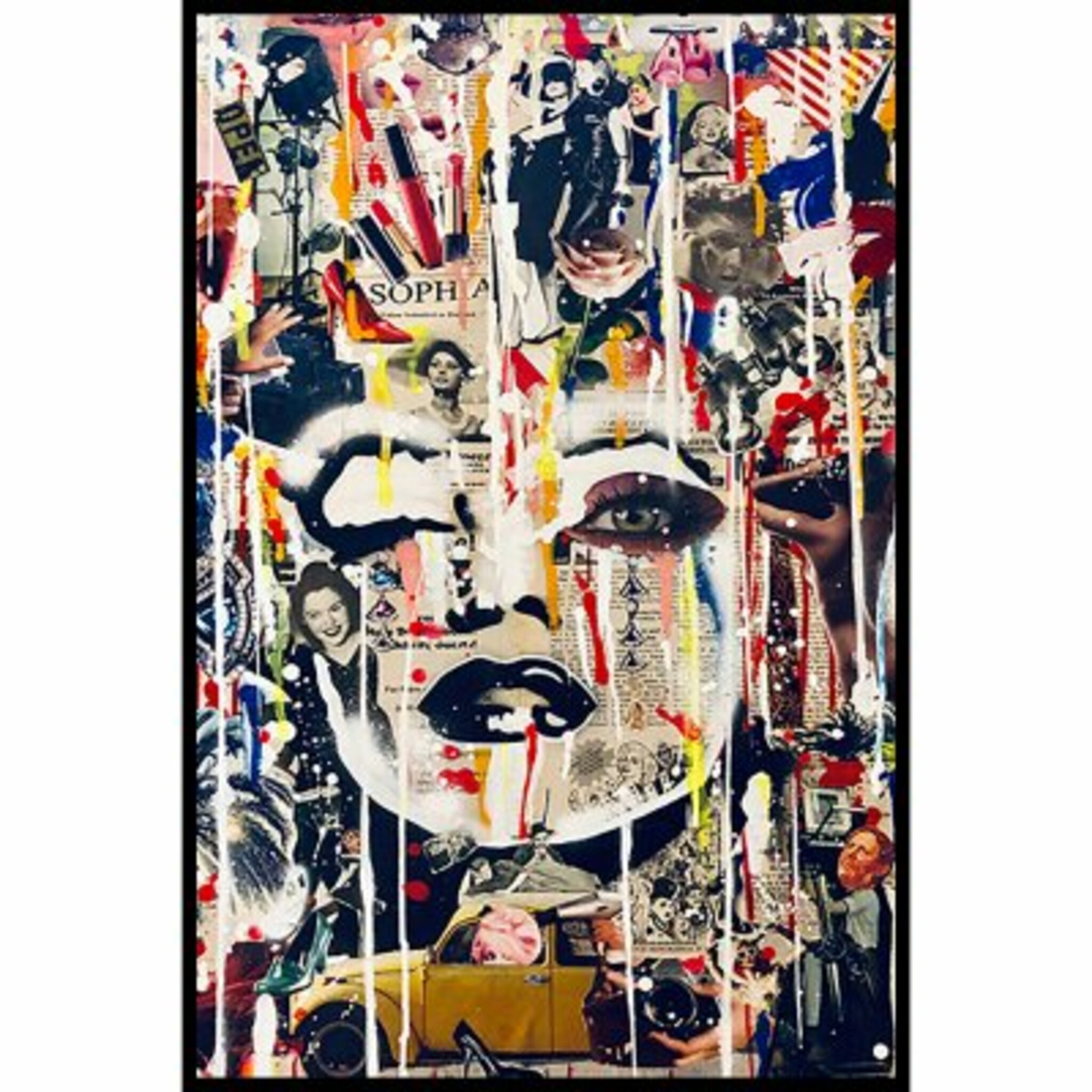 Mixed Girl Faces Poster