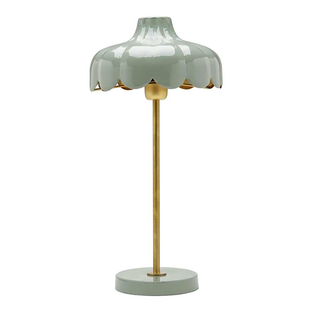 PR Home - Wells Bordslampa 50 cm Grön/Guld