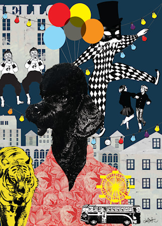 Elliot Lejontämjaren Poster 50x70 cm