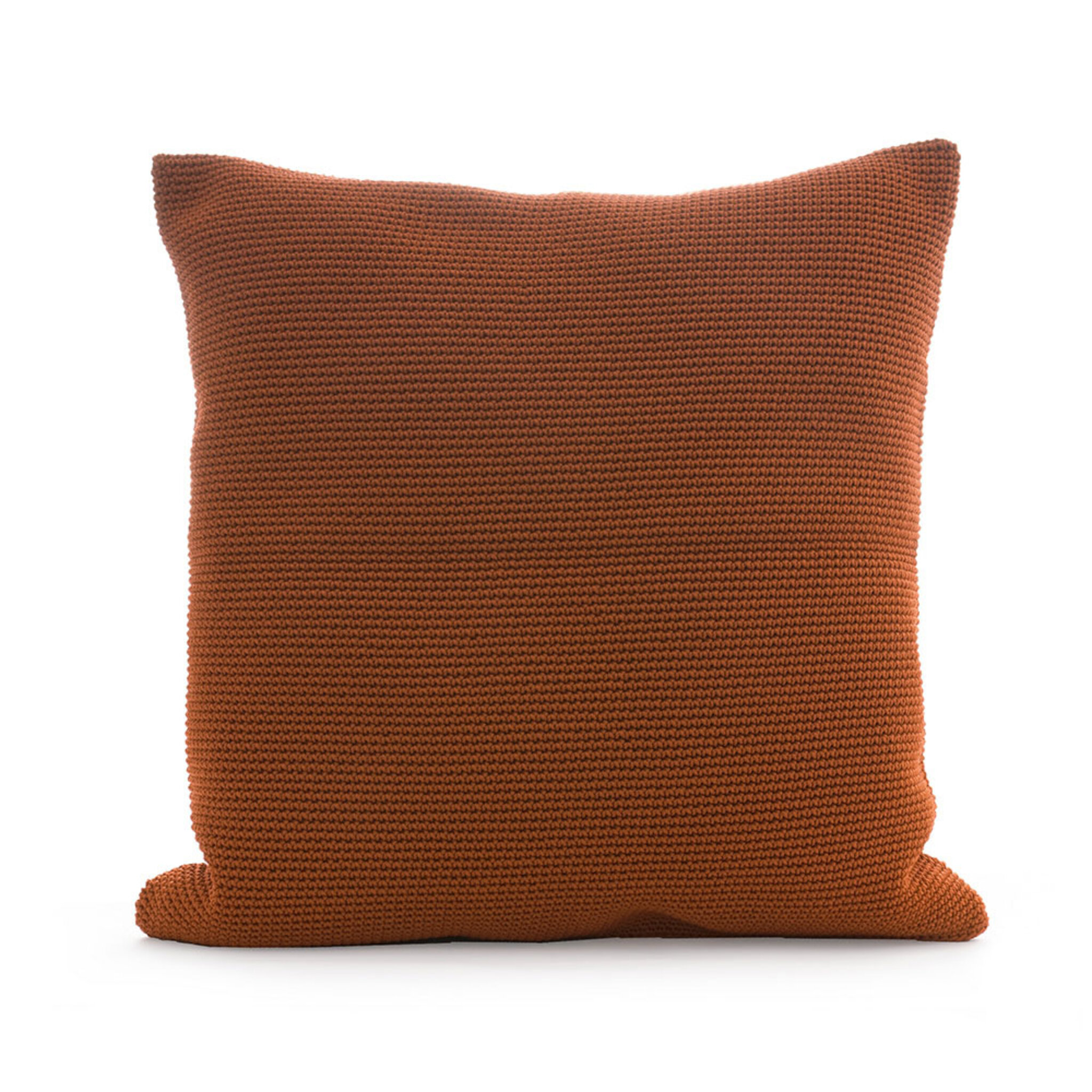 Kuddfodral 50x50 Terracotta Crochet, 50X50